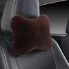 Автомобильная плюшевая подушка-подголовник, Автомобильная подушка для шеи
