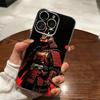 Японский B-Bushido Чехол для телефона Самурай для iPhone 17 16 15 14 13 12 11 Mini Pro Max Plus Прозрачная крышка