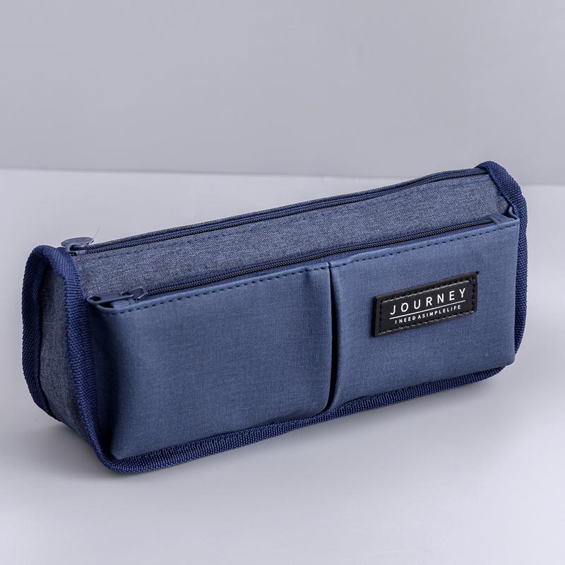 Сумка для ручек Удлиненная холщовая сумка для ручек Школьная сумка для ручек большой емкости Сумка для ручек для мальчиков Простая сумка для ручек Студенческая сумка для канцелярских принадлежностей Большая сумка для ручек