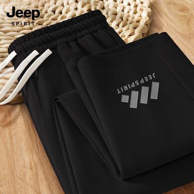 JEEP SPIRIT Мужские спортивные повседневные брюки свободного кроя зауженного кроя 2025