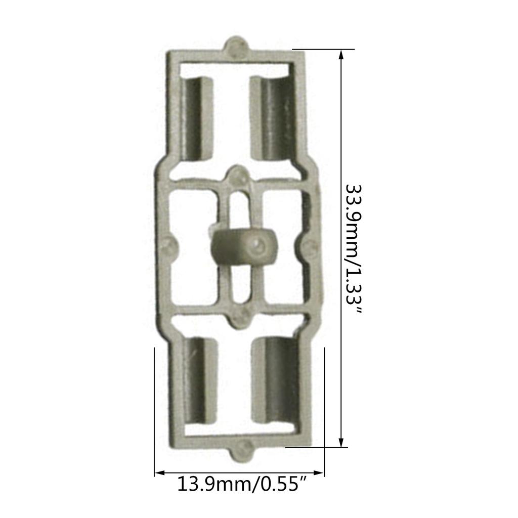 10 шт. в упаковке, нижняя дверная прокладка, пластиковый уплотнитель капота двигателя, фиксатор, крепежные зажимы, передние и задние для R46 51717006757
