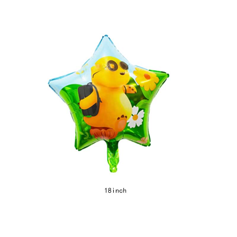 duangduang Cute Yellow dinosaur Balloon Girl Birthday Party supplies Arch Room Home Decoration Boy Gift baby Shower