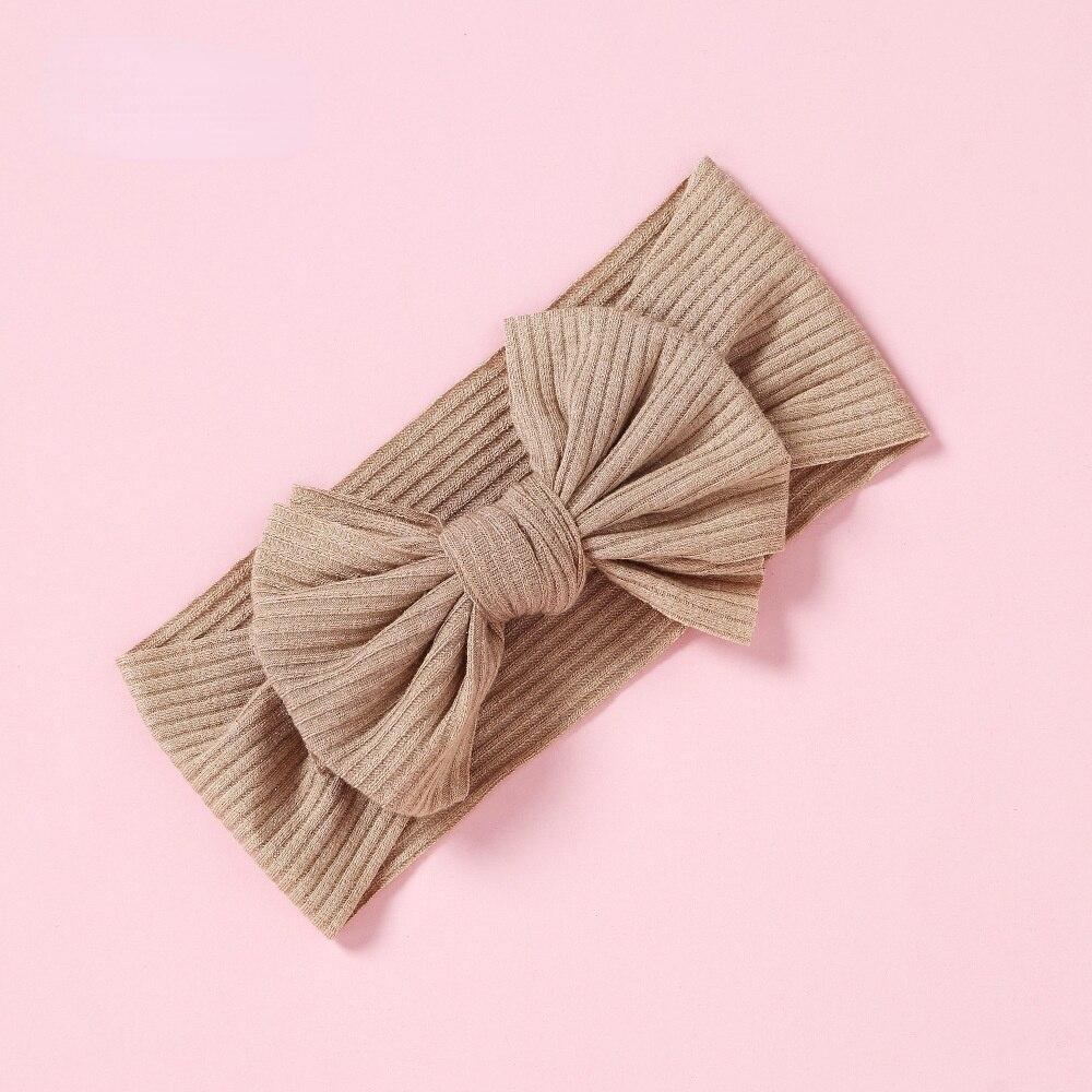 Детская повязка на голову с бантом для ребенка, головной убор с бантом, тюрбан с кабелем для детей, эластичная повязка на голову, детские аксессуары для волос