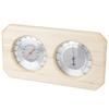 Portable 2in 1 Wood Thermo Hygrometer Thermometer Hygrometer Steam Sauna Room Accessories
