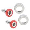 2PCS American Type Keg Coupler Stainless Steel Beer Barrel Connector for 5 16in ID Beer Hose
