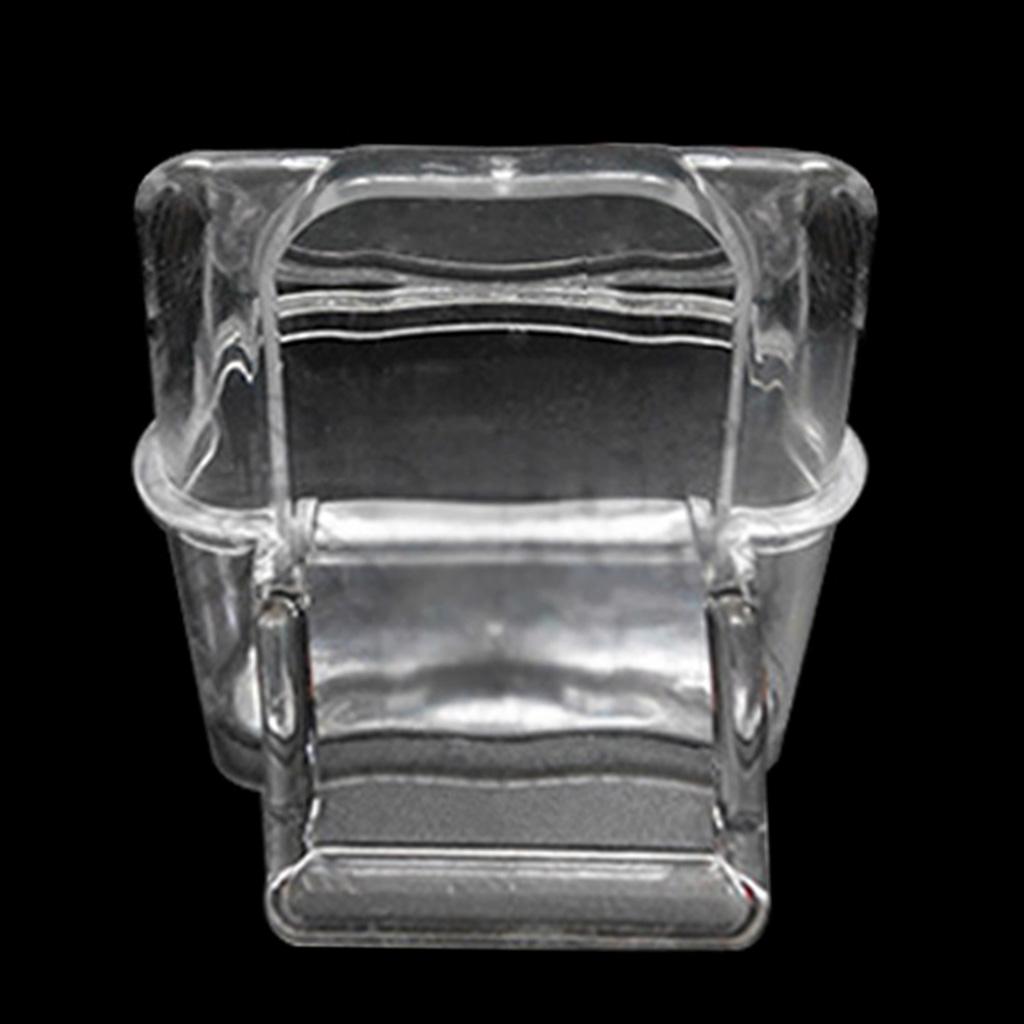 Кормушка для попугаев No Mess, пластиковая кормушка с насестом для попугаев Conure, установка вне клетки