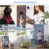 Дверной звонок с Wi-Fi, умный дом, 720P HD, беспроводной телефон, дверной звонок, камера безопасности, видеодомофон, ИК-ночное видение