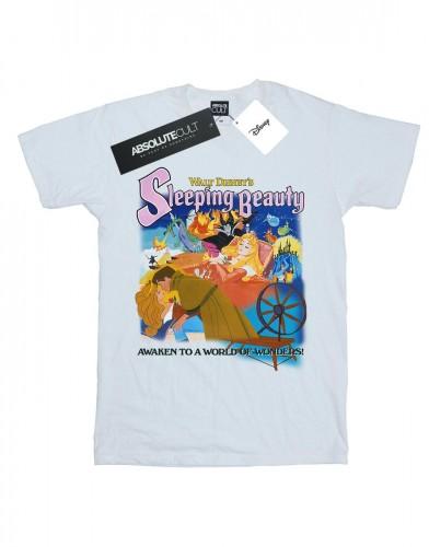 Disney Womens/Ladies Sleeping Beauty Collage Poster Cotton Boyfriend T-Shirt