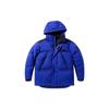 Timberland Color Block Windproof Warm Hooded Down Jacket Men Jackets Bright-Blue A2N68-G58