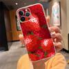 Kawaii Strawberry Phone Case For Iphone 15 14 Pro Max 13 12 11 Pro Max XSMax XR 12 13 Mini 14 Plus