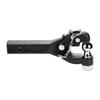 VEVOR Pintle Hook, 16000 lbs Towing Capacity, Pintle Hook Hitch for 2-inch Hitch Hook Military Receiver, Combination 2-inch Hitch Ball