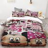 Mickey Anya Forger Duvet Cover Set Comforter Bedding 3d Children'S Bedding Set 3-Piece 1 Quilt Cover King Size best gifts