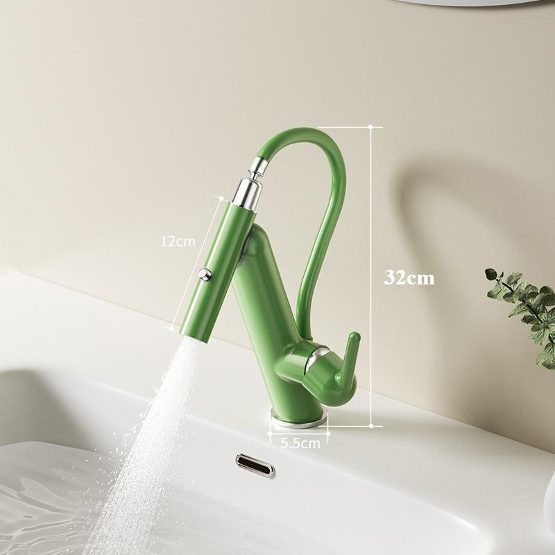 Magnetic Reset Bathroom Washbasin Wash Basin Hot and Cold Washing Multi-functional Household Universal Faucet