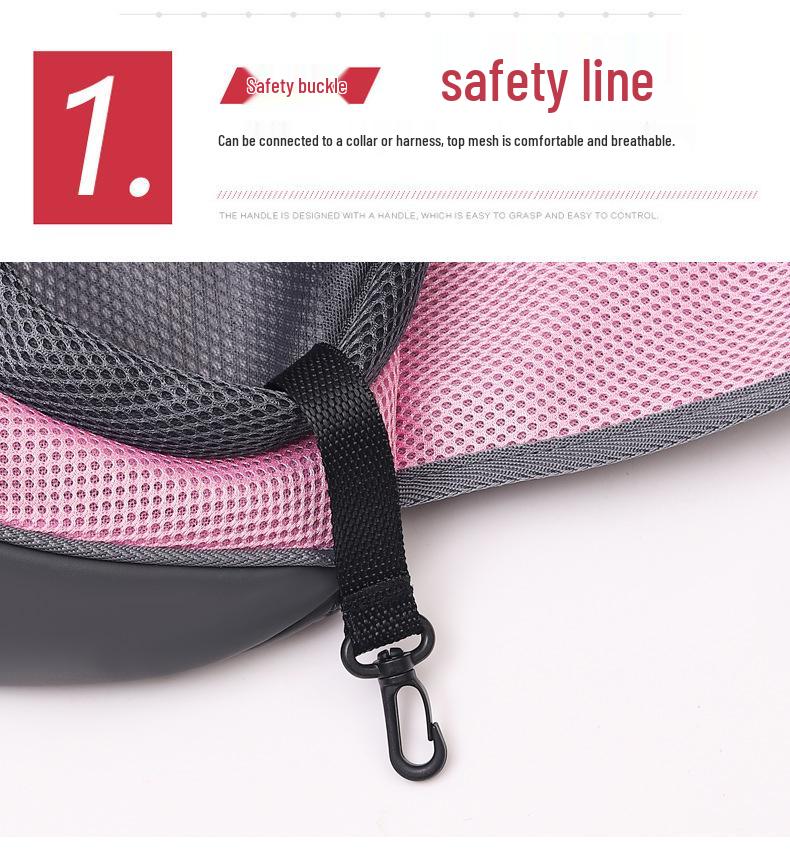 Breathable Crossbody Pet Carrier Bag for Cats and Dogs