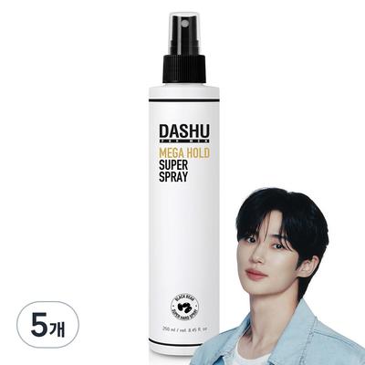 Спрей для волос премиум-класса Mega Hold Super Hair Spray для мужчин, 250 мл, 5 шт.