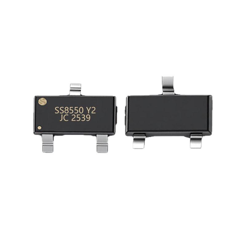 SS8550 Silkscreen Y2 PNP Transistor, 1.5A/1.2A, SOT-23 SMD Package