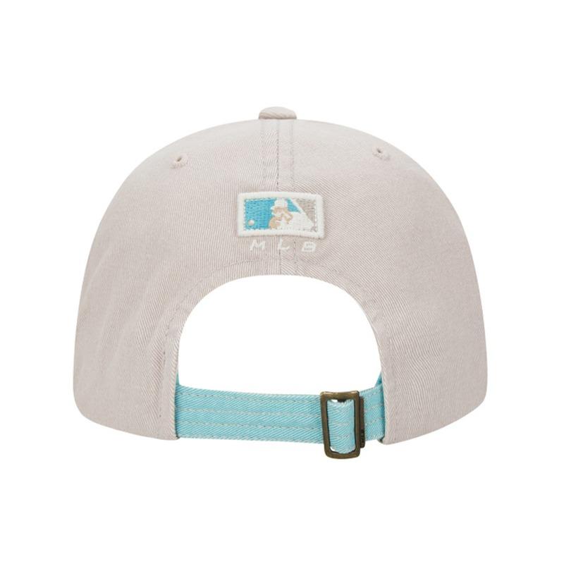 MLB Simple embroidery peaked cap, same style for men and women, couple style White/50B F without packaging