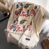 Winter Warm Cashmere Scarf for Women Paisley Embroidery Pashmina Blanket Thick Shawl Wrap Neckerchief Elegant Poncho Bufanda