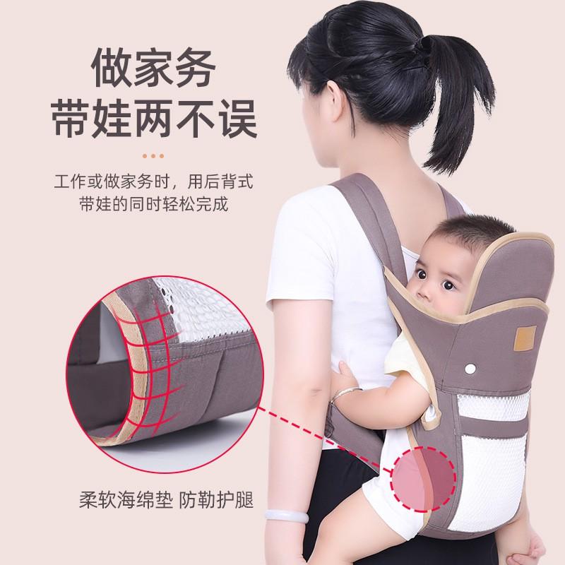 Ergonomic Baby Carrier Front Back Carry Lightweight Mesh Fabric 3-36 Months Infants Travel