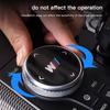 WKRA1 Fine Polishing Car Interior Multimedia Button Knob Cover Trim Decor Sticker For BMW M Power X3 X4 X5 X6 G01 G02 F10 F33