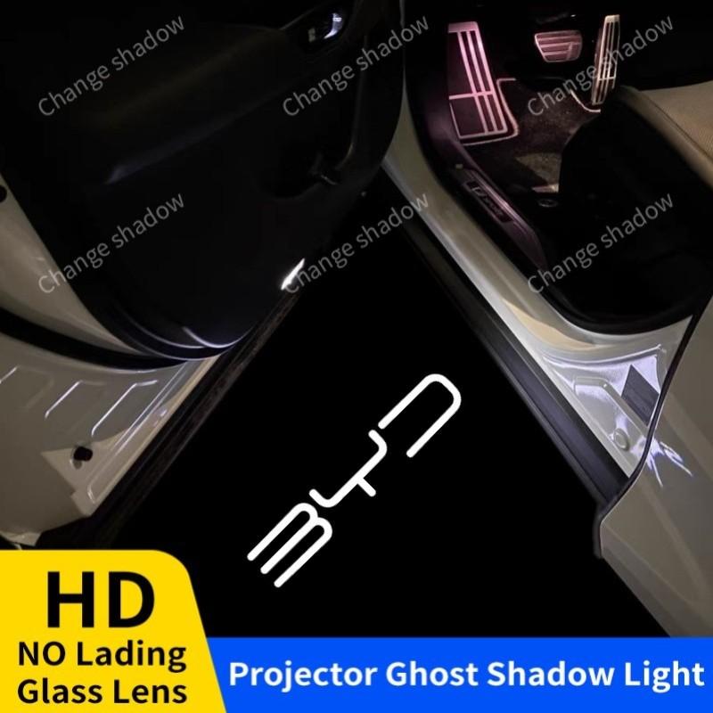 2 шт. HD LED Подсветка дверей автомобиля Проектор Световой Призрачная тень Атмосферный свет Для BYD ATTO3 YUAN PLUS Han Sealion 6 Song Plus