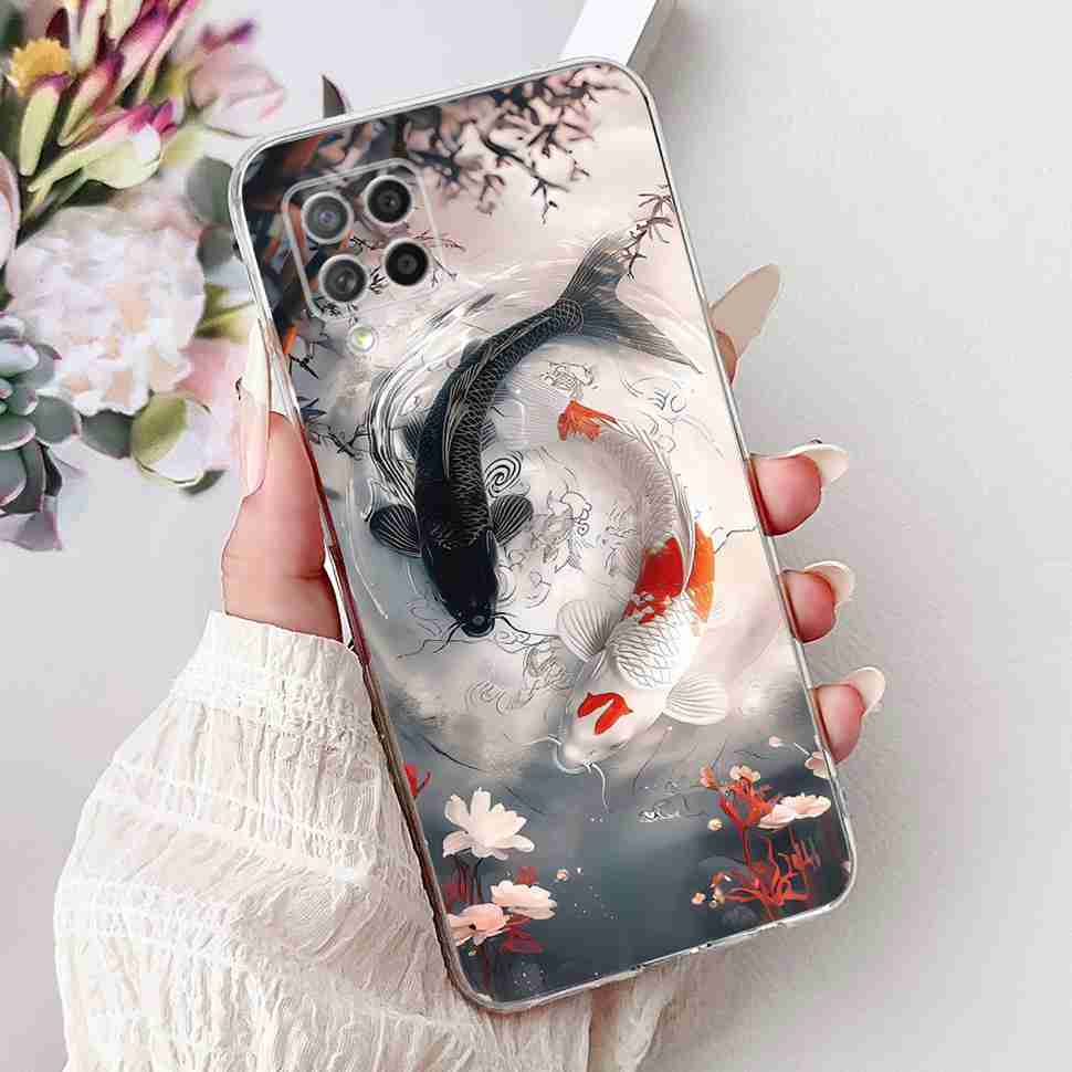 Чехол для Samsung Galaxy A42 5G Популярный узор Цветы Мягкий силикон ТПУ Чехол-бампер для Samsung a42 A42 6.6" SM-A426B Модный корпус