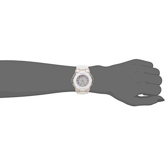 Наручные часы Casio Baby-G Оригинальный продукт для внутреннего рынка Радиоуправление Солнечная батарея BGA-1100GR-7BJF Женские Белый