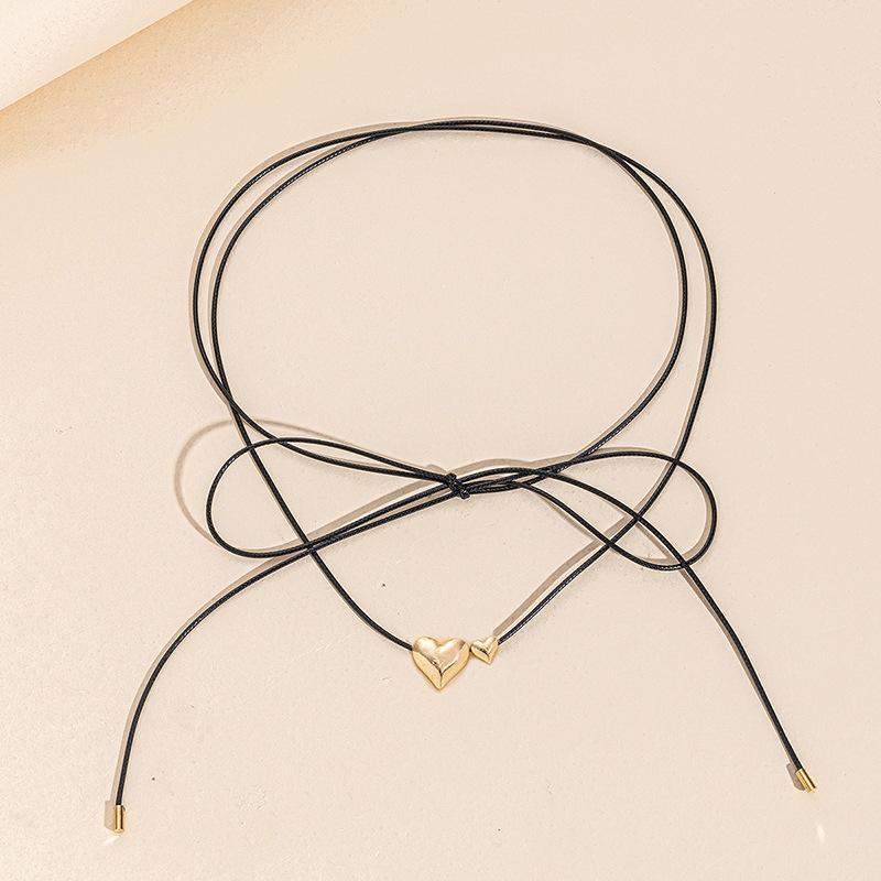 Jewelry Personalized Rope Chain Love Pendant Niche Star Butterfly Necklace Diamond Cross Necklace Women