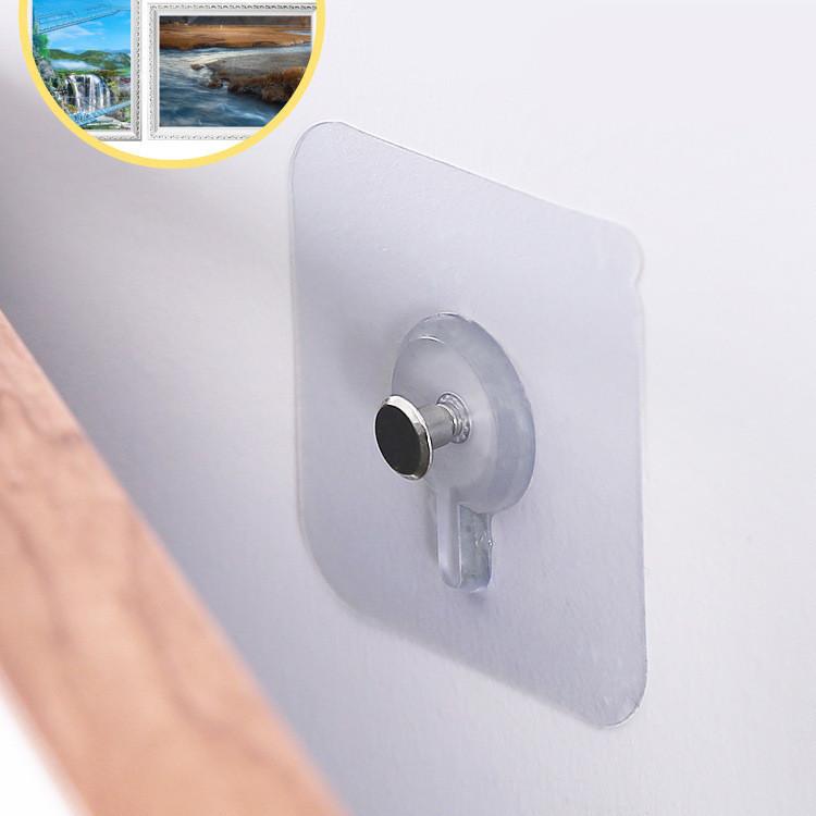 Wall Hooks Adhesive Mounting Acrylic Nodrill Strong Hold For Home Organization