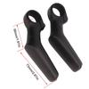 1 Pair L Shape Bike Handlebar Bar Ends Ergonomic Bike Auxiliary Handlebar  Mountain Bike Riding