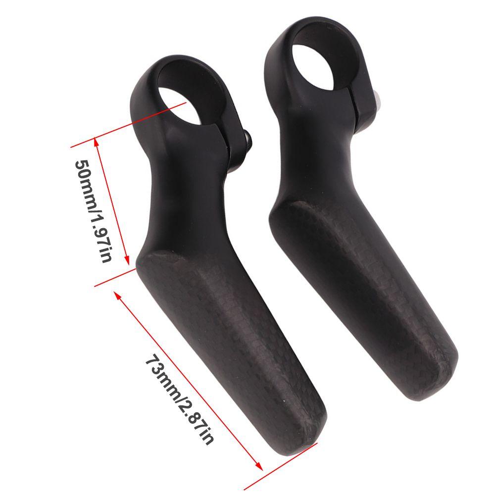 1 Pair L Shape Bike Handlebar Bar Ends Ergonomic Bike Auxiliary Handlebar Mountain Bike Riding