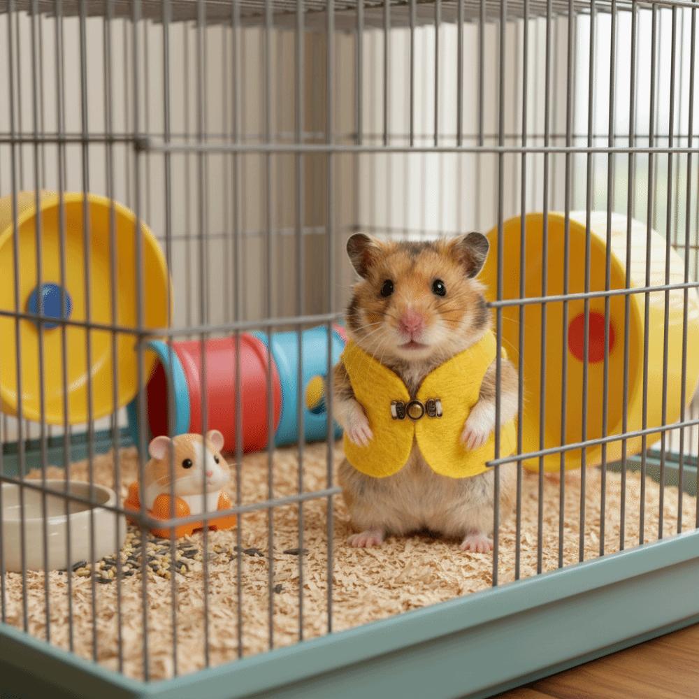 Sleeveless Hamster Vest Breathable Pet Apparel Cozy Small Pets Clothing Daily Outings