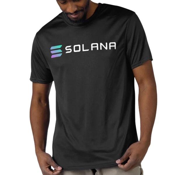 New Solana cryptocurrency Active Logo T Shirt Funny S to 5XL