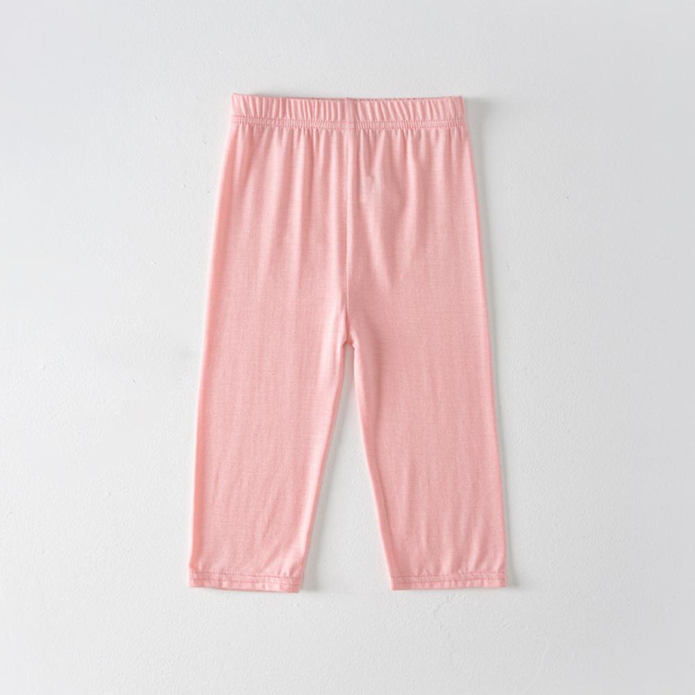 Защитные штаны для девочек, однотонные эластичные детские шорты