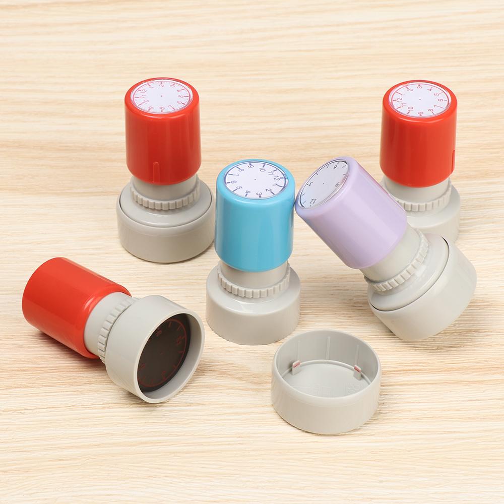 Seal Stamps Teaching Aids Clock Dial Student Teaching Tools Learning Recognition Clock Stamp