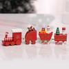 Cartoon Christmas Train - Creative Wooden Ornaments & Gifts for Kids