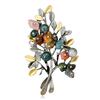Vintage Stone Tree Brooches for Women Large Elegant Suit Dress Brooch Pin
