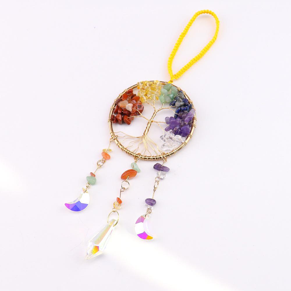 Tree of Life Crystal Sun Catcher Ornament Pendant