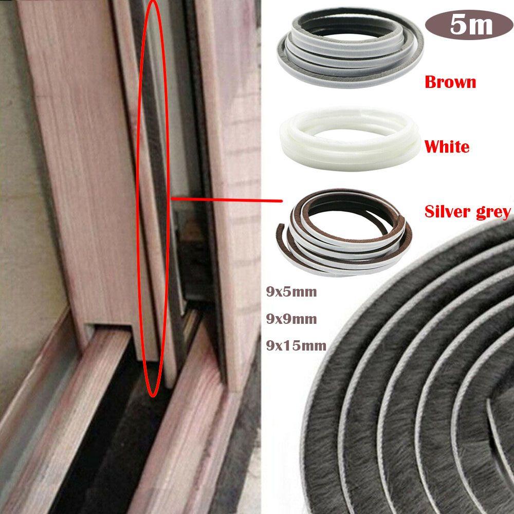 Windproof Tape Rainproof Gadgets Pile Weatherstrip Self Adhesive Door and window seal Sealing Strip