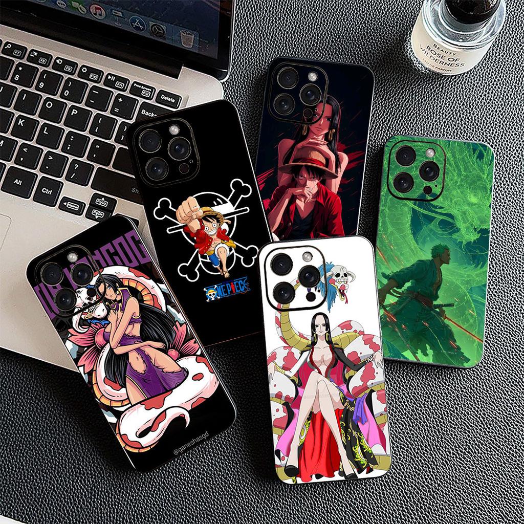 Cover for Samsung Galaxy S24 S25 S23 FE Ultra Plus S7 Edge S25+ S23+ A56 5G Phone Case Roronoa Zoro Boa Hancock One Luffy Pieces