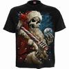 Spiral Direct Unisex Adult Candy Cane Santa T-Shirt