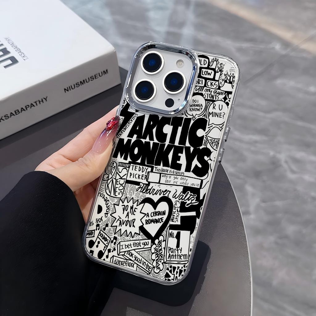 Модный черный чехол для телефона Arctic Monkeys A- Для iPhone 17 16e 16 15 14 13 12 11 mini Pro Max X XR XSMAX 8 7 Air Plus Мягкий чехол