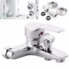 Bathroom Tub Shower Faucet Wall Mount Shower Head Bath Faucet Valve Mixer Tap