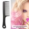 24.5cm Hair Brush Wide Tooth Comb Black ABS Plastic Heat-resistant Large Wide Tooth Comb For Hair