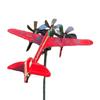 Металлический Ветряк Самолет Вертушка Ветряная Вертушка Скульптура Ветровой Энергии Ветряки Самолеты для Наружного Украшения