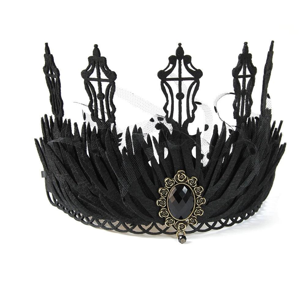 Sin And Love Sing Together Halloween Princess Crown Hair Crown Queen King Queen Headdress Crown Accessories