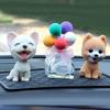 Gift Tabletop Wobble Head Dolls Bobblehead Dog Car Ornaments Nodding Puppy Toys Shaking Head Dog