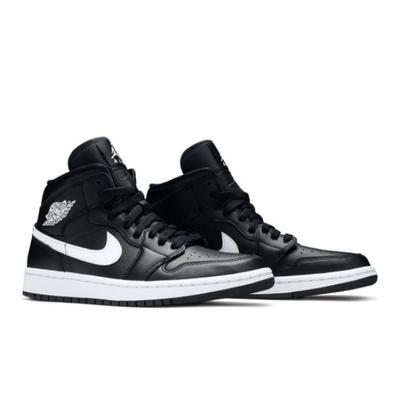 Air Wmns Air Jordan 1 Mid Черный Белый BQ6472-011