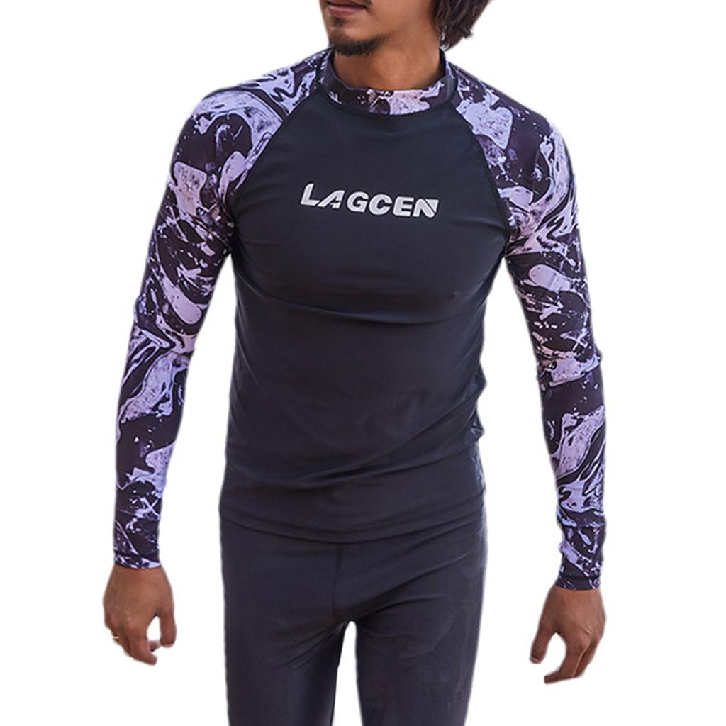 Мужской водолазный костюм, купальник, быстросохнущий купальник с длинными рукавами