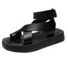 Women's Sandals Summer Solid Color Comfortable Female Beach Shoes Chunky Sandals For Woman Non-Slip Shoe